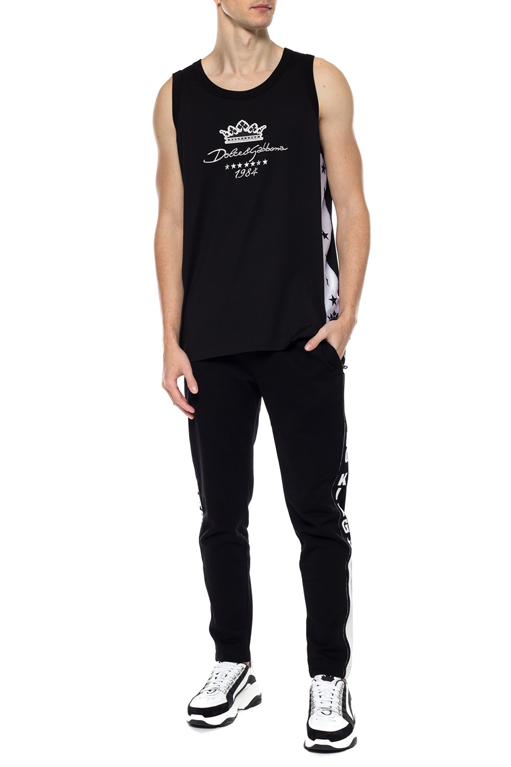 SchaferandweinerShops GB - embroidered top Dolce & Gabbana